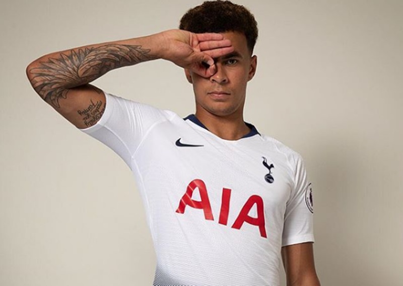 El jugador Dele Alli, haciendo su reto viral. / TOTTENHAM HOTSPURS