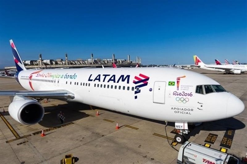 Avión de la compañía chilena Latam. / EP