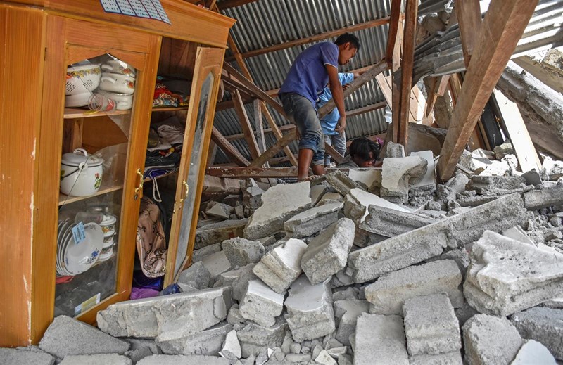 Terremoto en Lombok, Indonesia. / EP