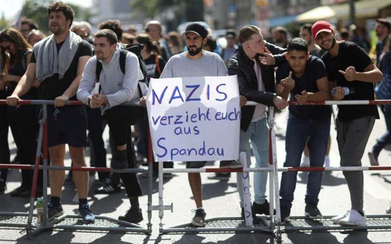 Manifestación pro nazi en Berlín. / EP