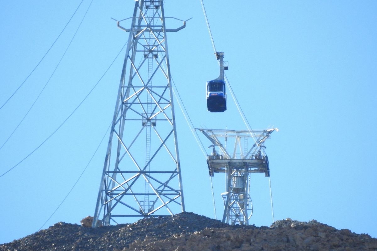 El funicular retomó ayer su actividad, aunque inicialmente tenía previsto hacerlo el domingo. Sergio Méndez