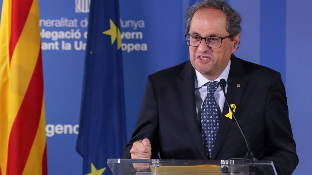El presidente de la Generalitat, Joaquim Torra, anunció que visitará al exconseller de Interior Joaquim Forn, encarcelado en Lledoners. | EE