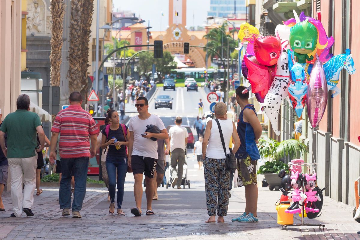El buen tiempo acompañó a los visitantes de la capital. Sergio Méndez
