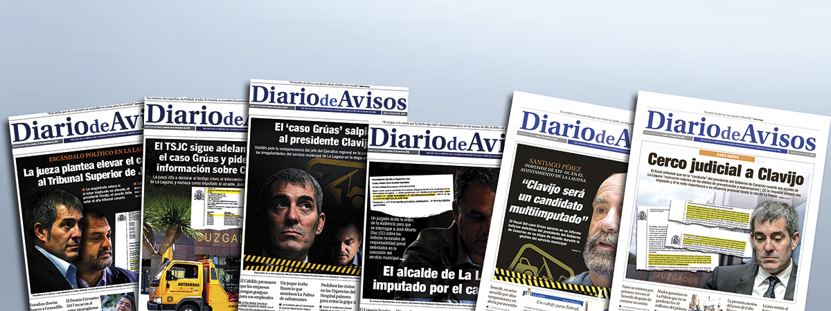 DIARIO DE AVISOS inició en 2016 una serie de publicaciones sobre el caso Grúas