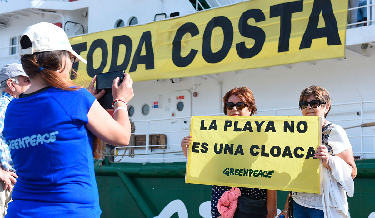 Los informes de Greenpeace sitúan a Canarias a la cabeza de España en destrucción de costa