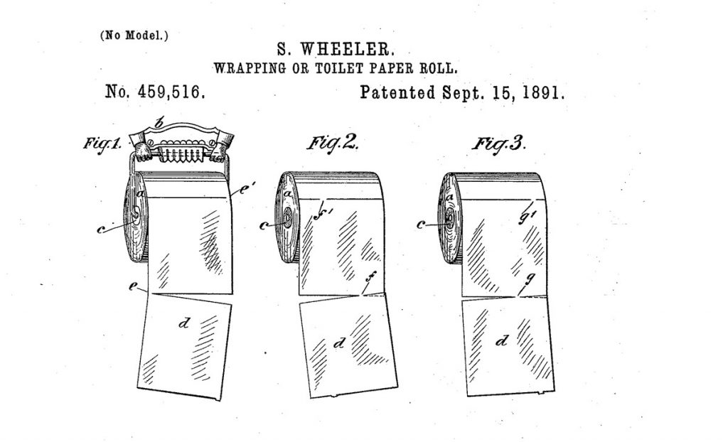 Patente del rollo de papel higiénico. / GOOGLE DOCS