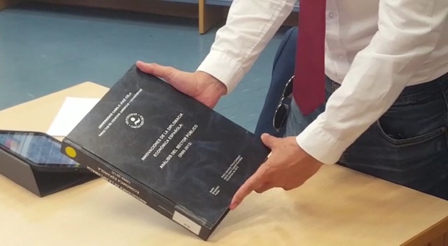 Tesis doctoral de Pedro Sánchez. / EP