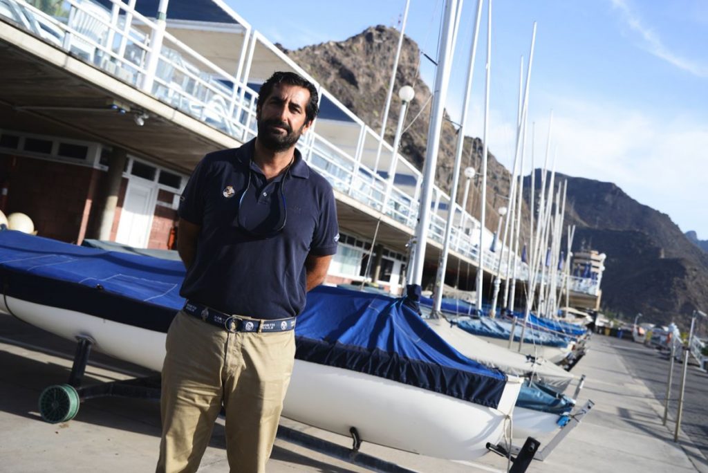 Alberto Medina, director técnico de la Sección Náutica del Real Club Náutico de Tenerife