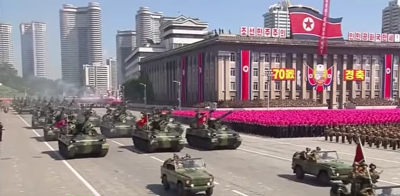 Desfile en Corea del Norte
