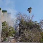 Incendio en el Hotel Tenerife Tour de Candelaria. / DA