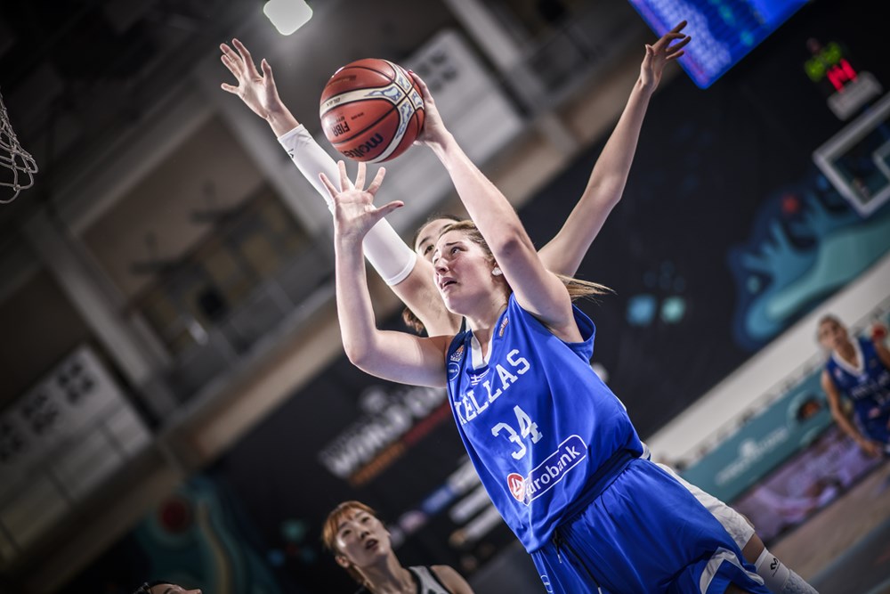 Grecia, tercera clasificada del grupo A tras derrotar a Corea. / FIBA