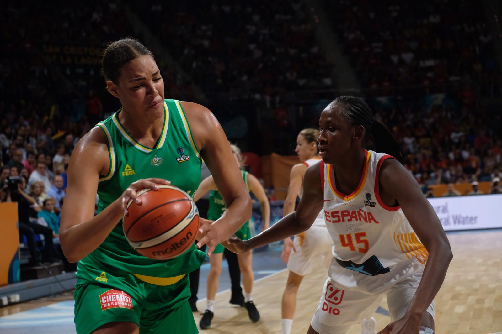 Imagen del encuentro España- Australia en el Mundial de Baloncesto Femenino. / Fran Pallero