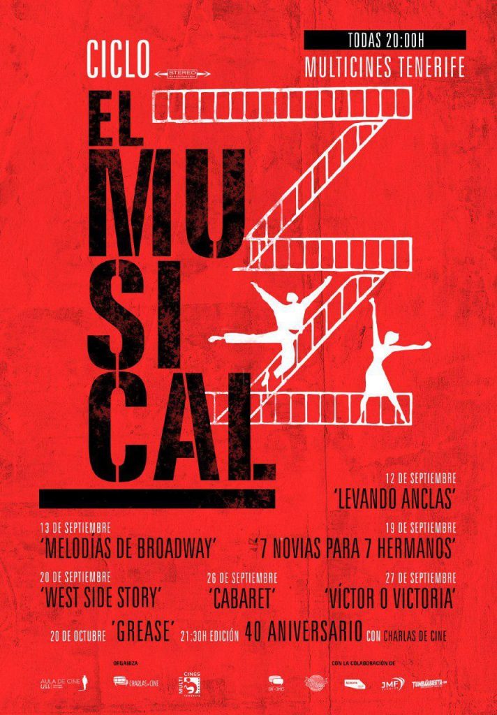 Cartel del ciclo 'El Musical', del Aula de Cine de la Universidad de La Laguna. | DA