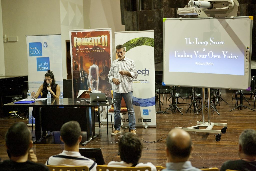 Master class del maestro Richard Bellis, celebrada en la edición 2017 de Fimucité. | DA