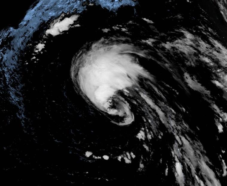 Foto satélite del huracán Leslie del pasado 1 de octubre / NOAA NWS National Hurricane Center