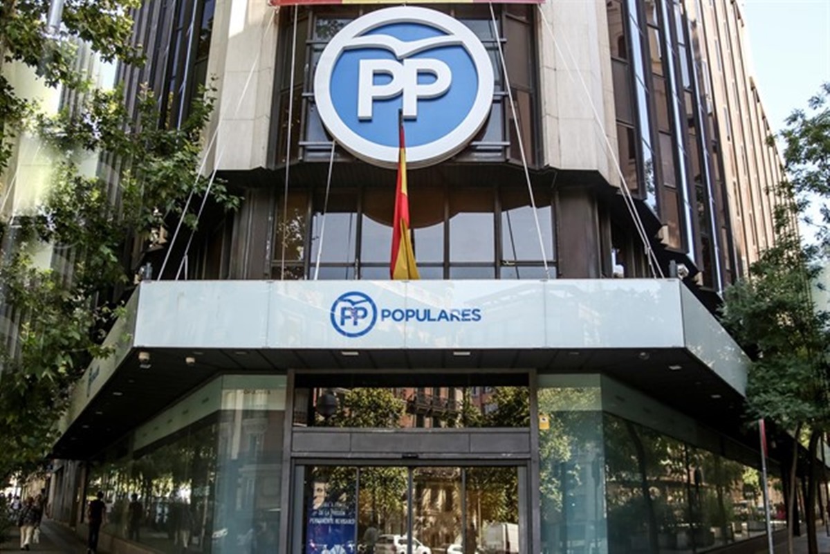 Sede nacional del PP. / EP