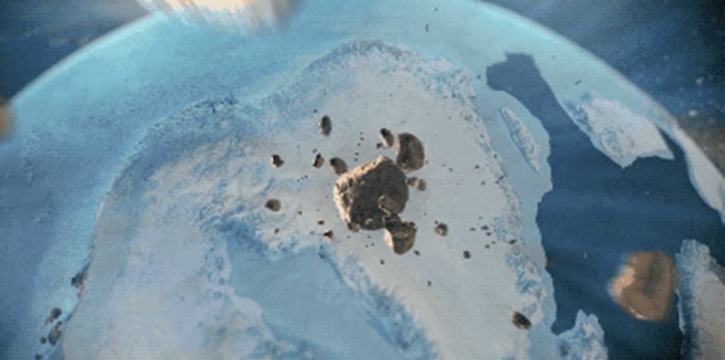 Descubren un gigantesco cráter de impacto bajo el hielo de Groenlandia. / NASA ICE