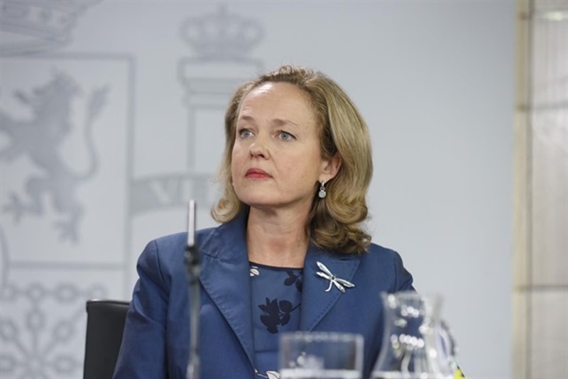 La ministra de Economía y Empresa, Nadia Calviño. / EP