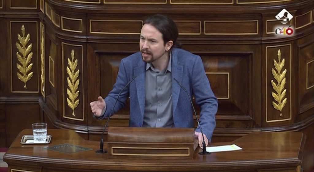 Pablo Iglesias pide a Sánchez que no ceda a "presiones" para que "incendie Cataluña" y hable con la Generalitat. / EP