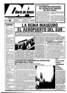 INAUGURACIÓN AEROPUERTO SUR DA