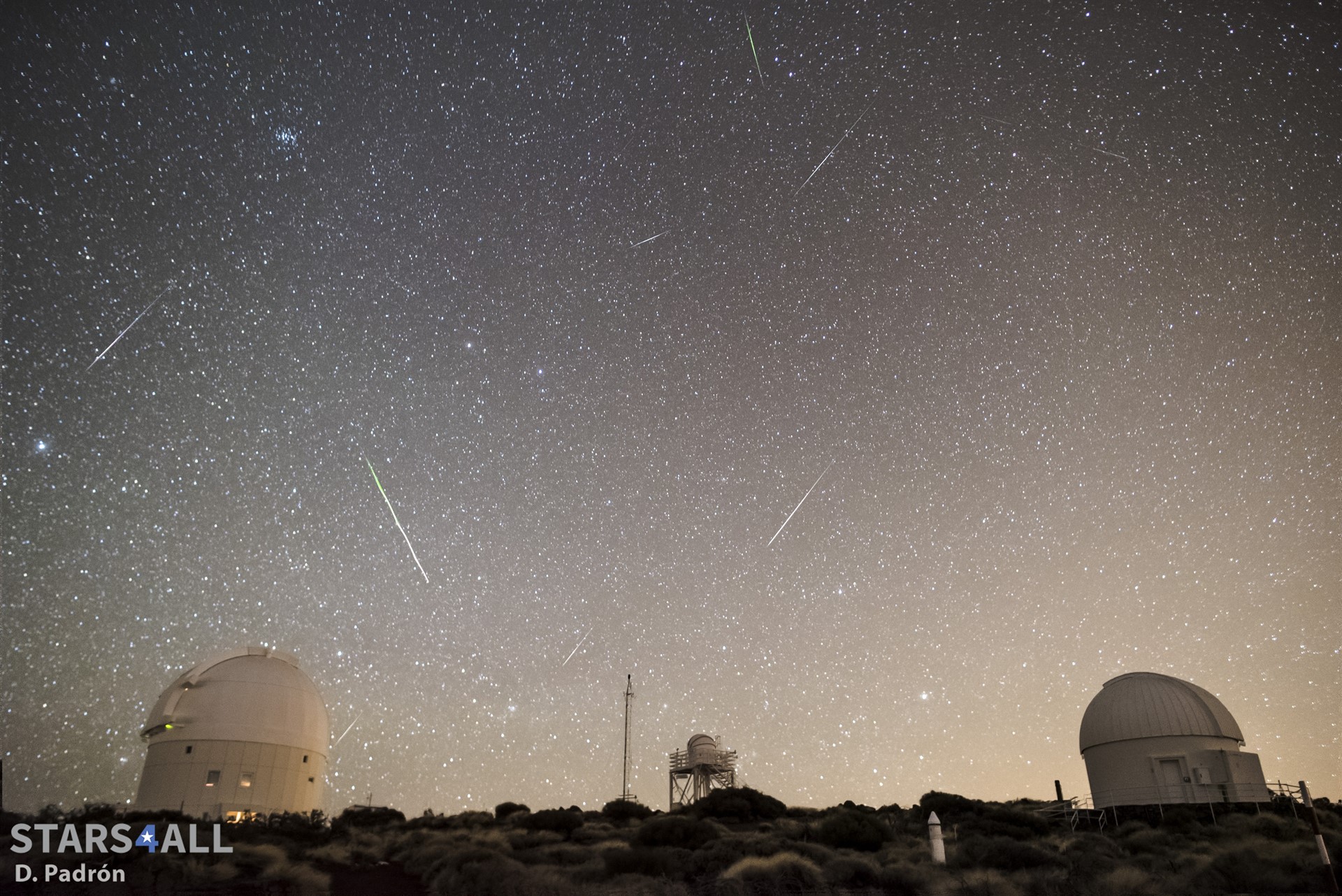El Observatorio del Teide retransmitirá en directo la lluvia de las Cuadrántidas. / EP