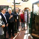 La maquinaria del antiguo reloj de la torre del Mercado se expone al público desde hoy. / AYTO. SANTA CRUZ