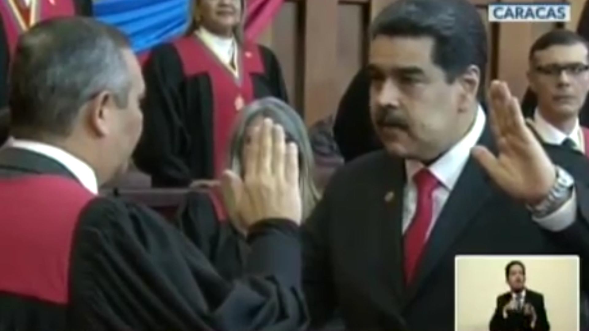 Maduro jura su mandato como presidente de Venezuela. / EP