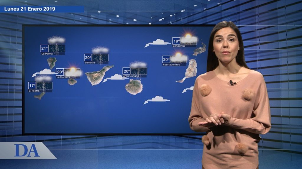 María José Enríquez presenta el servicio meteorológico de DA Media.