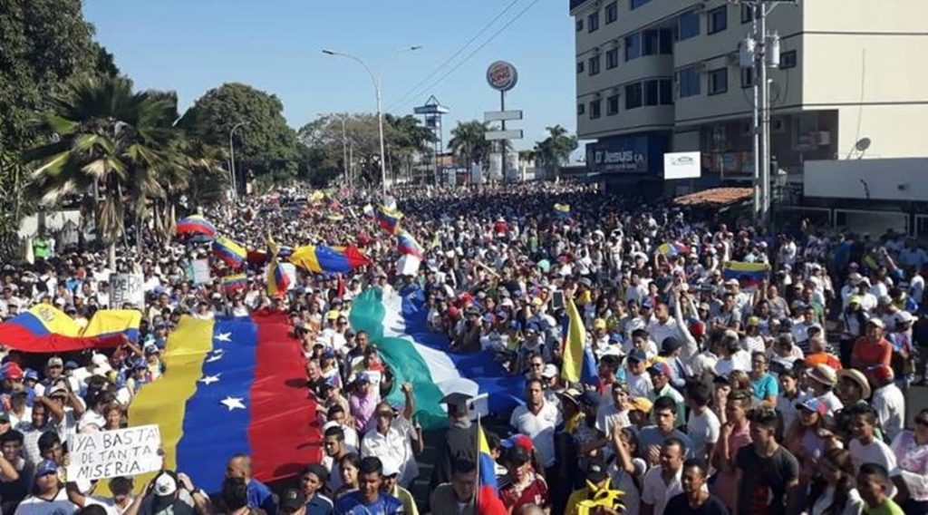 Manifestación 23 de enero Caracas