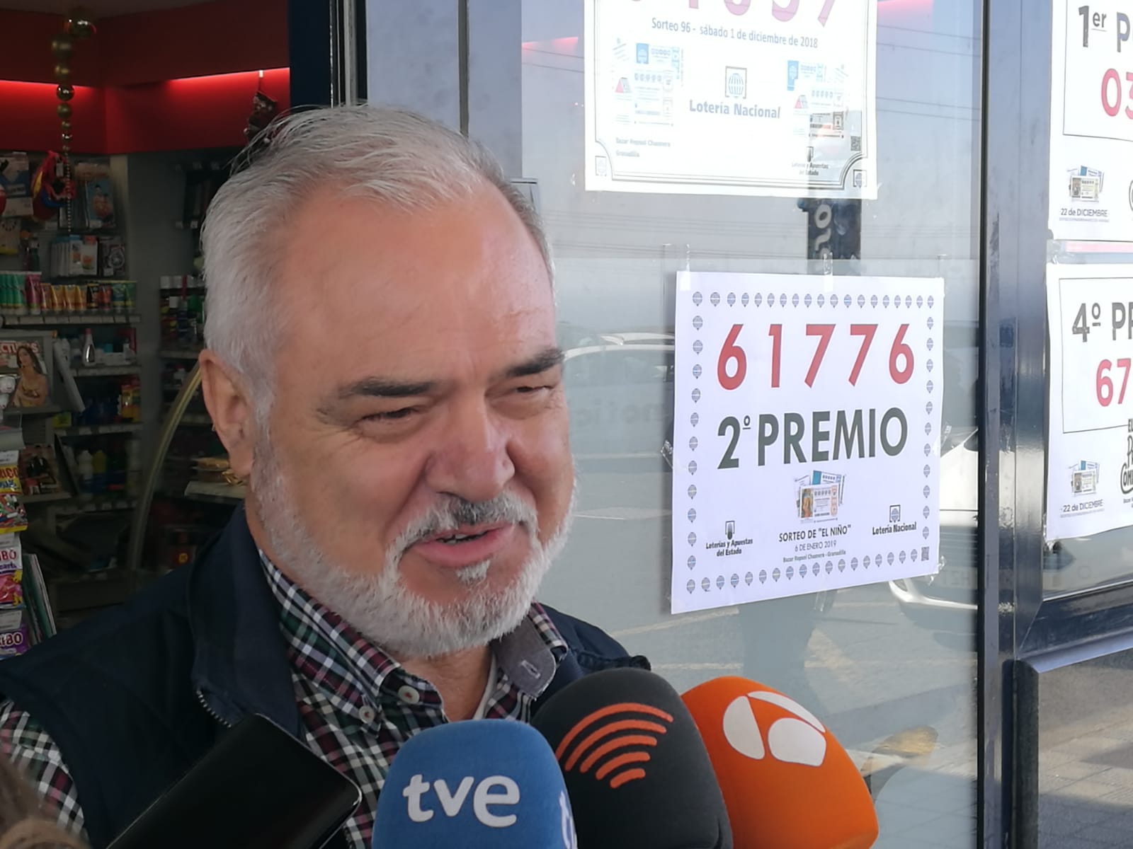 José Miguel González, presidente del Grupo González, que gestiona la gasolinera de la suerte, La Chasnera / Sergio Méndez