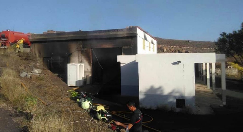 INCENDIO CASA LA GOMERA