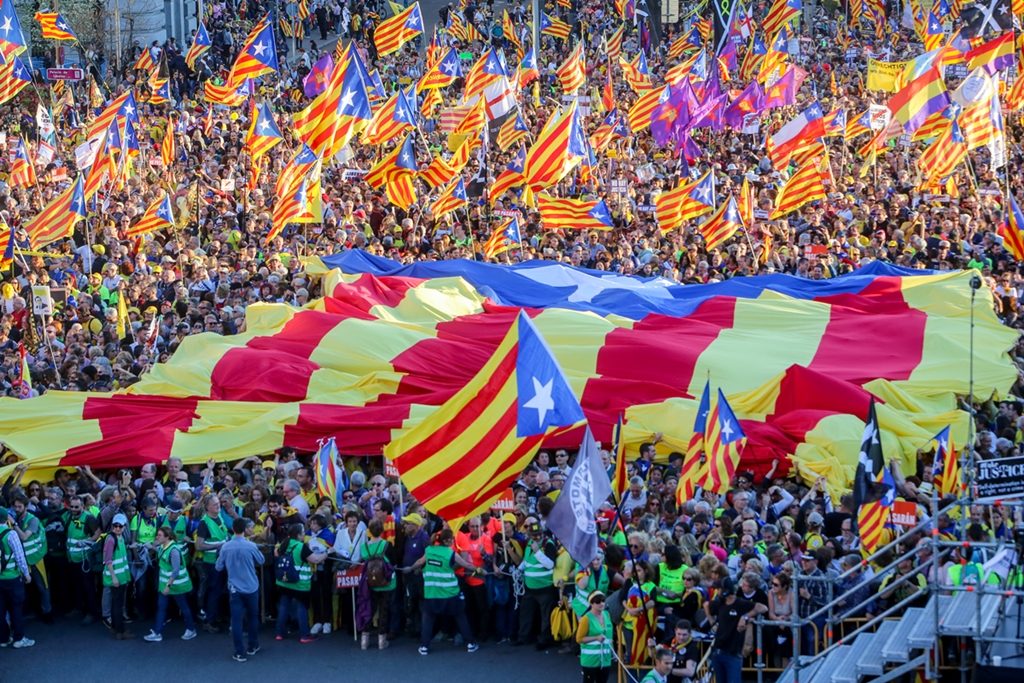 18.000 personas partidarias del derecho de Autodeterminación se dieron cita en Madrid| Europa Press