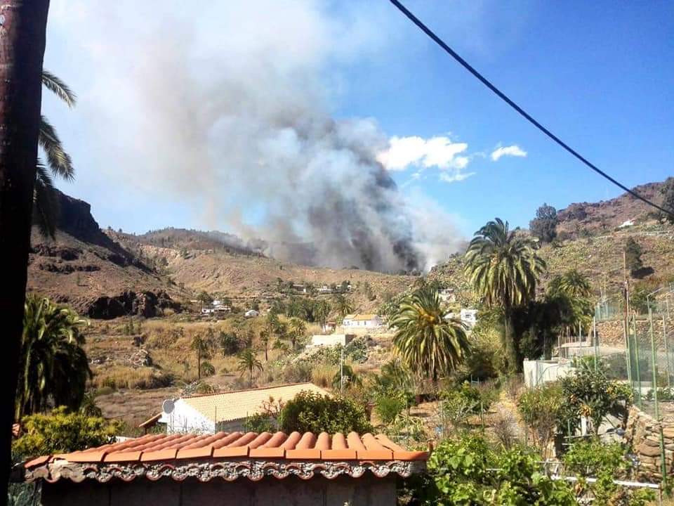 Incendio en Fataga| DIARIO DE AVISOS
