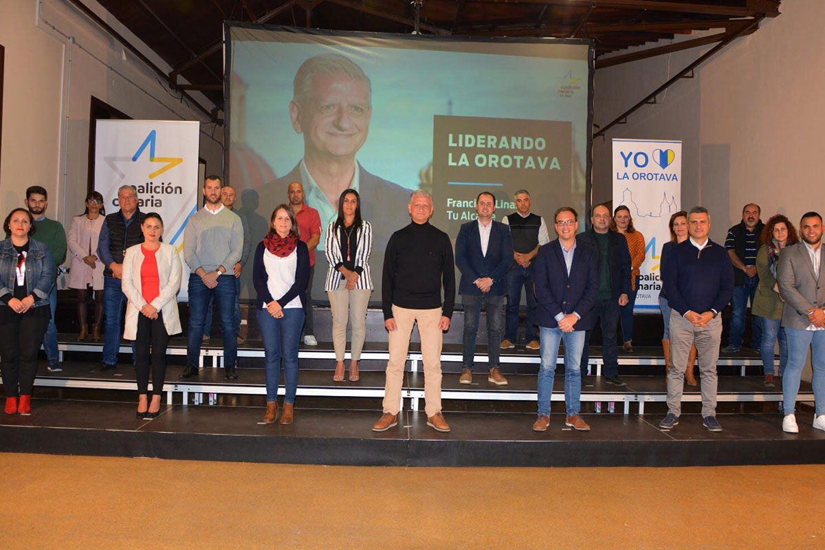 Francisco Linares encabeza una candidatura en la que lo acompañan ocho de los once concejales de su gobierno