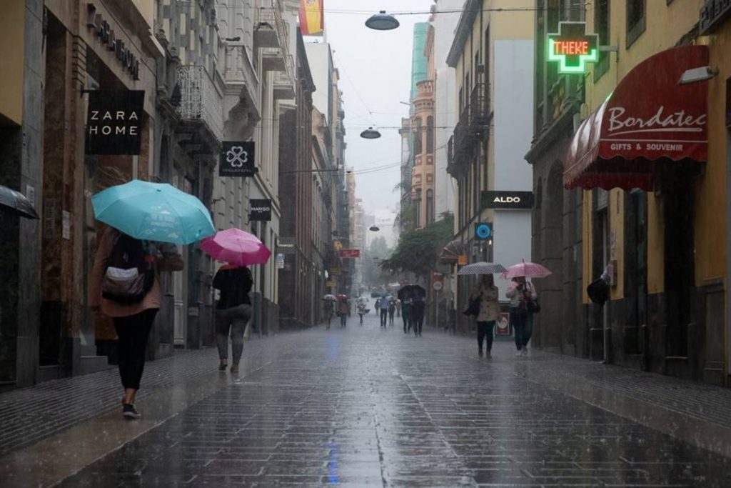 Lluvias en Canarias. DA