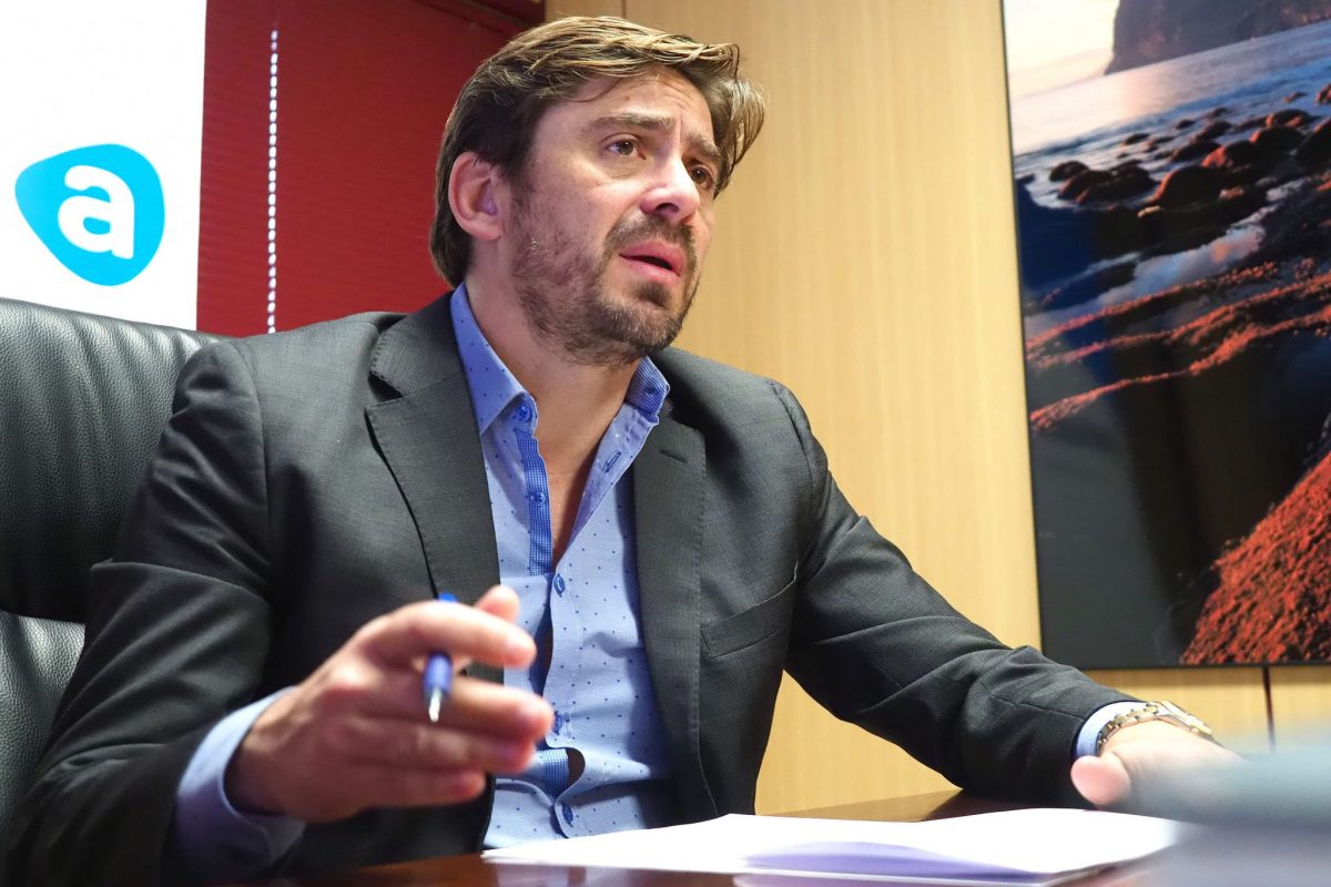 El presidente de ASHOTEL, Jorge Marichal. / Sergio Méndez