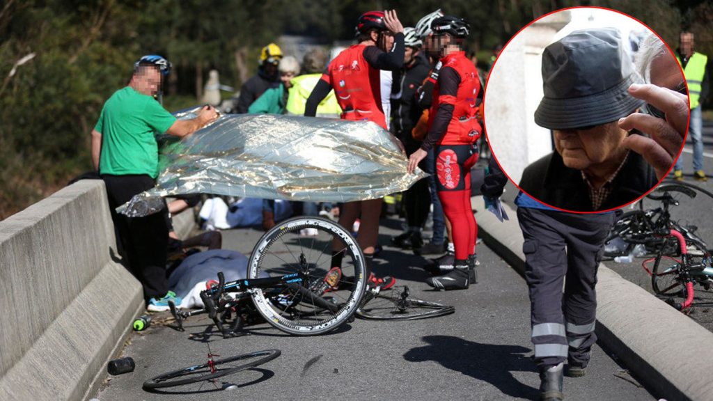 Manuel Alonso, con 88 años, atropelló a un pelotón de ciclistas; fallecieron dos y siete resultaron gravemente heridos. EFE