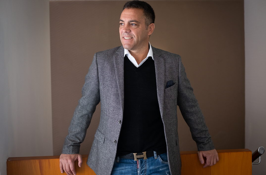 Pier Cherubino, entrenador de la UDG Tenerife Egatesa. /Fran Pallero