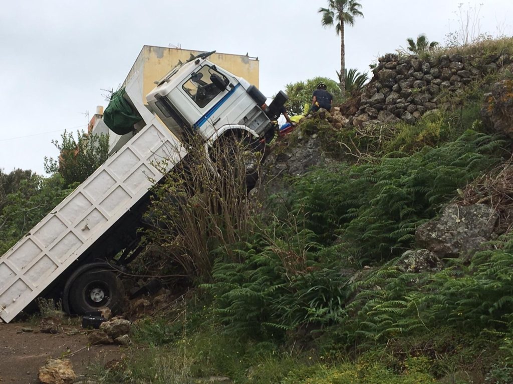 Caída camión en la Guancha| DA