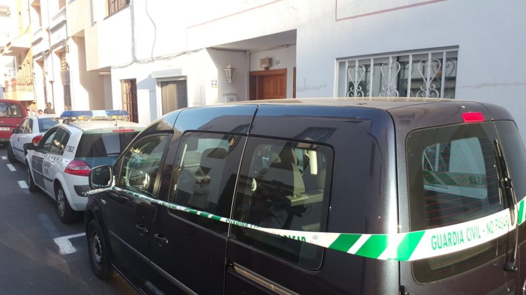 Vehículo del presunto asesino de Adeje. DA