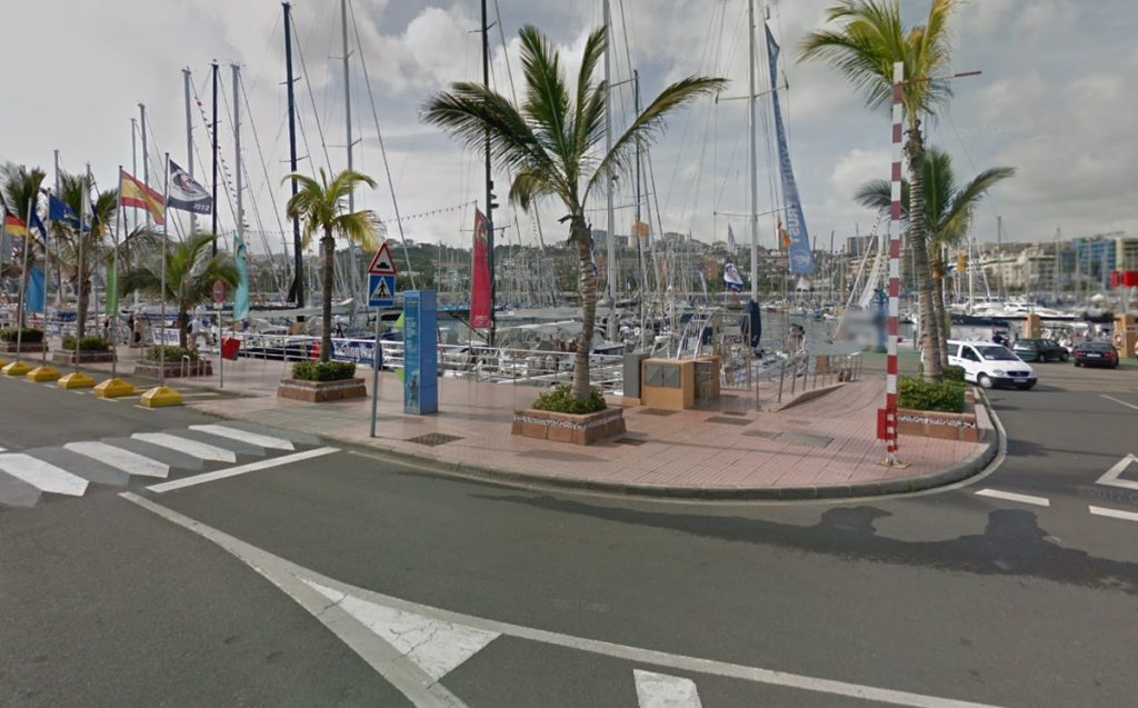 Muelle deportivo de Las Palmas de Gran Canaria. Google