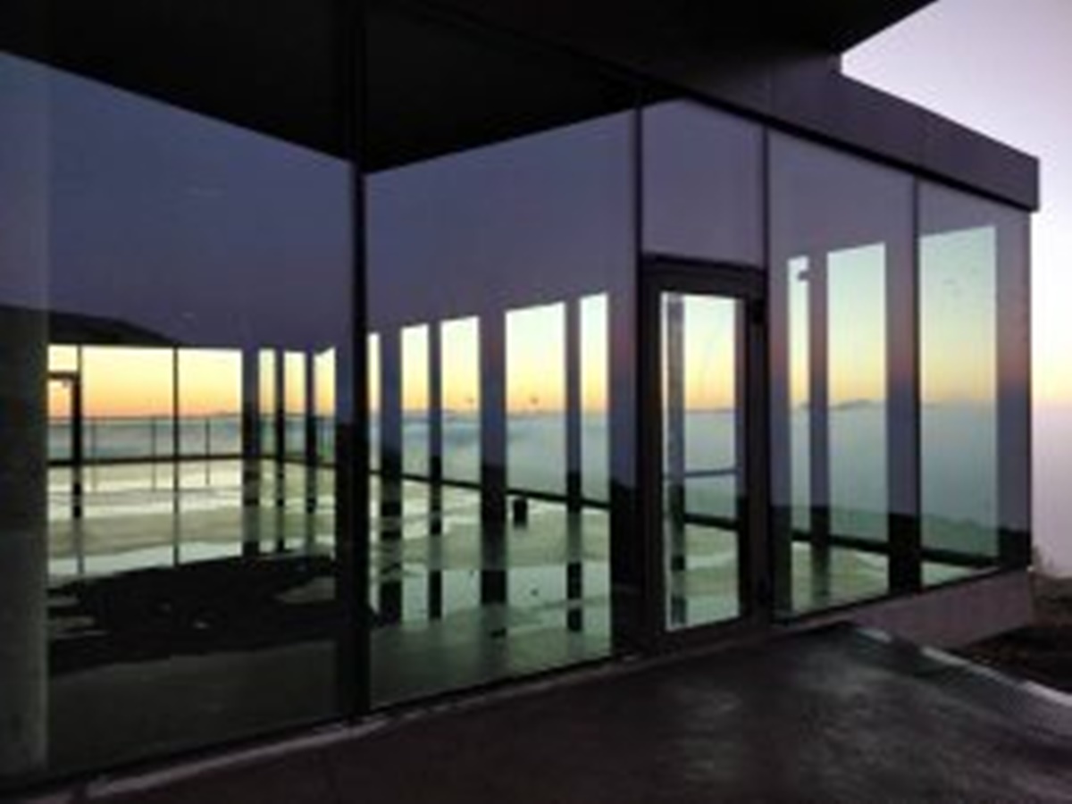Imagen de los charcos dentro del Centro de Visitantes del Roque de Los Muchachos, cuya inversión ha sido de 3,2 millones de euros. | DA