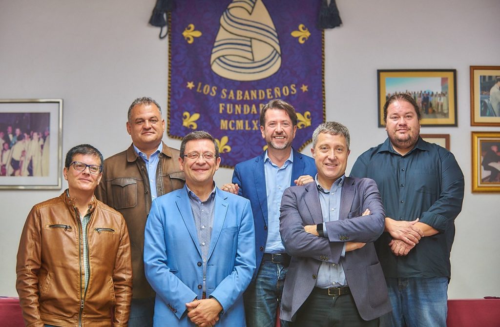 Benito Cabrera, José Alberto Díaz, Manuel Jorge, Carlos Alonso, José Luis Rivero y Salvador Ortega. DA