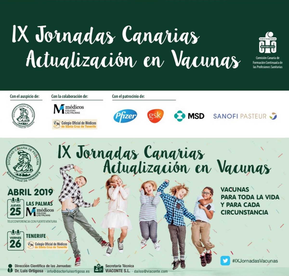 X Jornadas Canarias de actualización en vacunas 