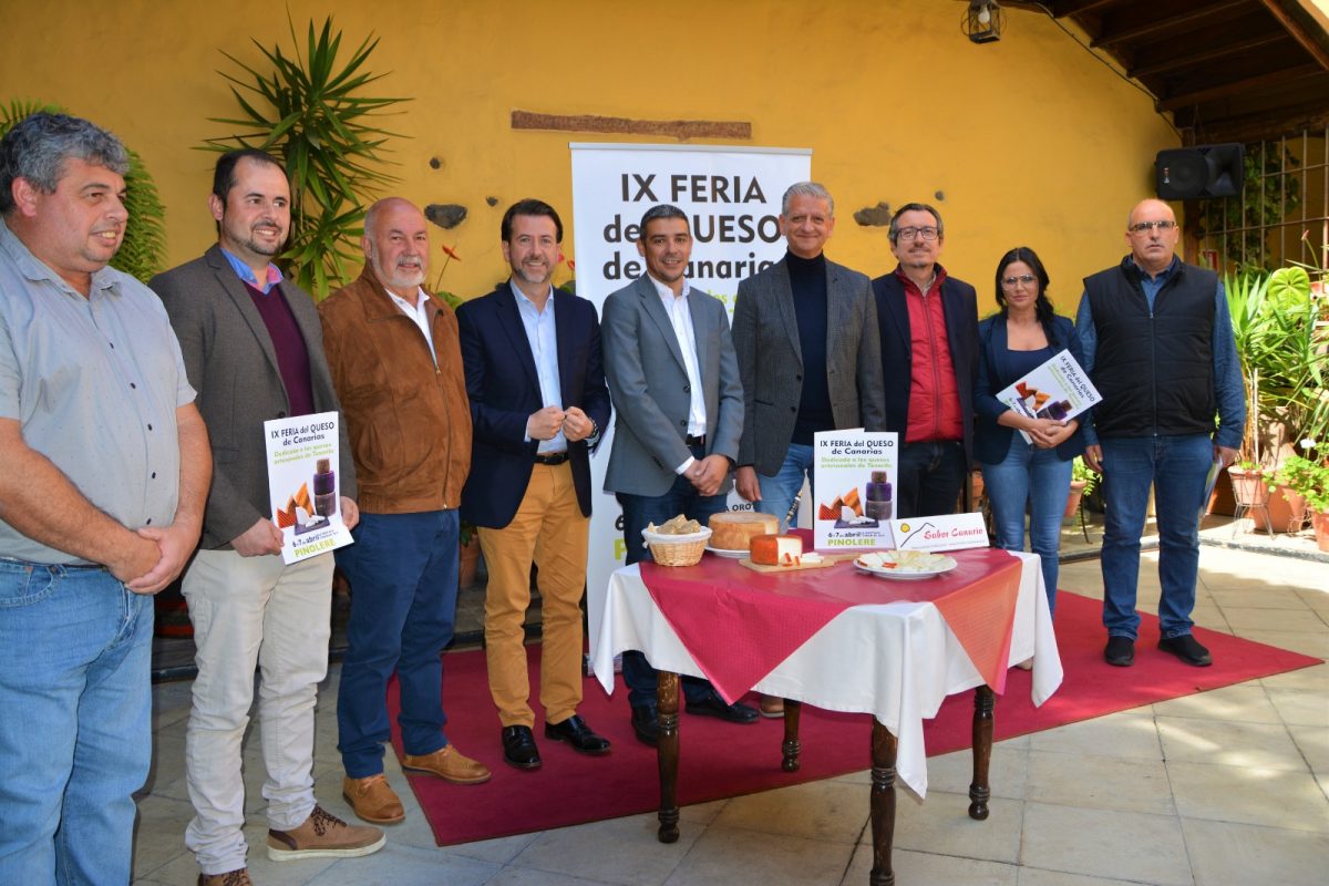La IX edición de la Feria del Queso de Canarias se presento ayer en el restaurante Sabor Canario. DA