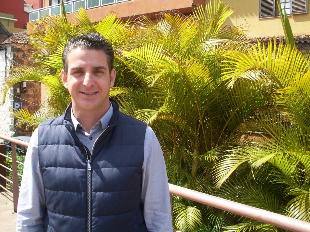 El portavoz del PSOE en Tacoronte, Carlos Medina. DA