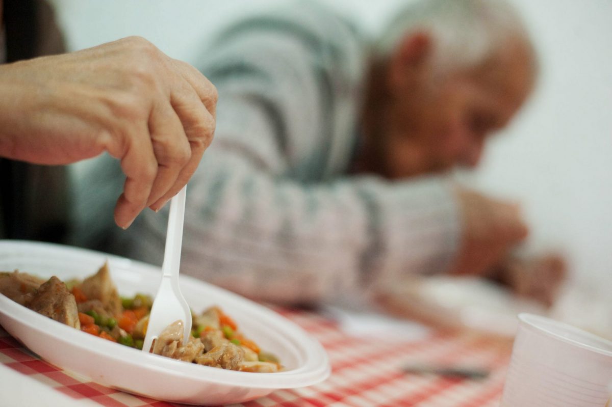 El comedor social La Buena Estrella presta servicio desde noviembre de 2014. Fran Pallero