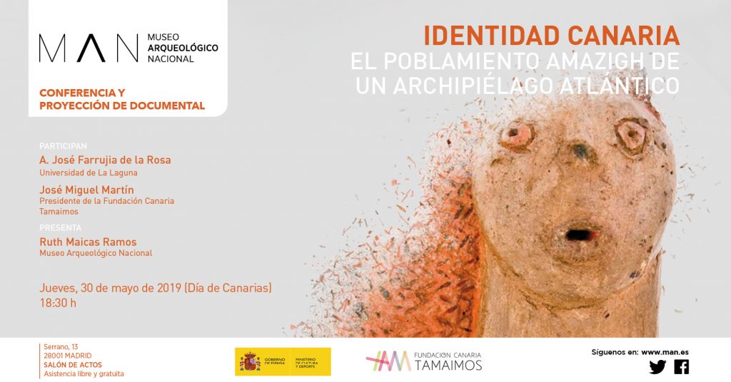 Este jueves, 30 de mayo, Día de Canarias, el Museo Arqueológico Nacional, en Madrid, y la Fundación Canaria Tamaimos organizan a las 18.30 horas una jornada centrada en la arqueología de las islas. DA