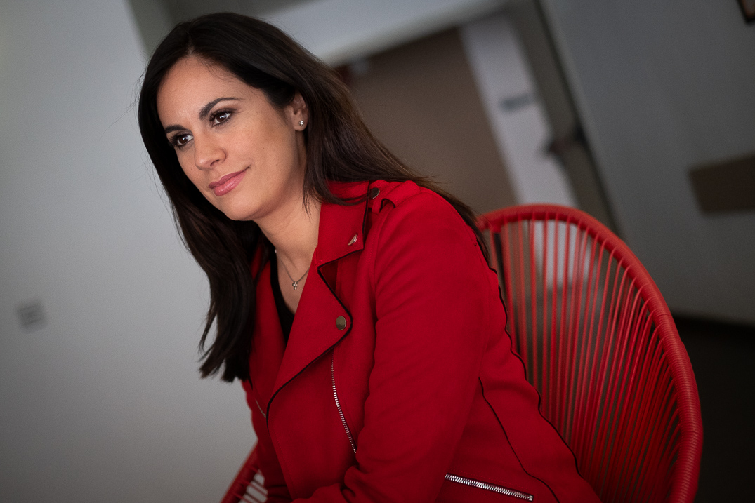 Vidina Espino, candidata de Ciudadanos a la presidencia del Gobierno de Canarias. / FRAN PALLERO