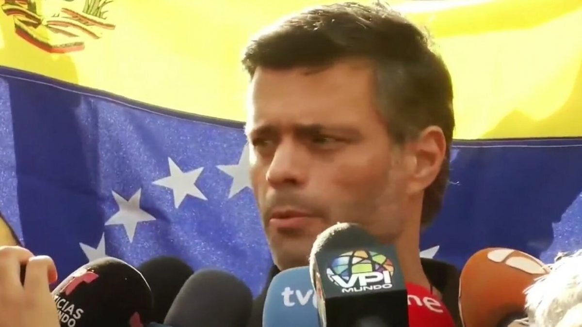 Rueda de prensa de Leopoldo López. EP